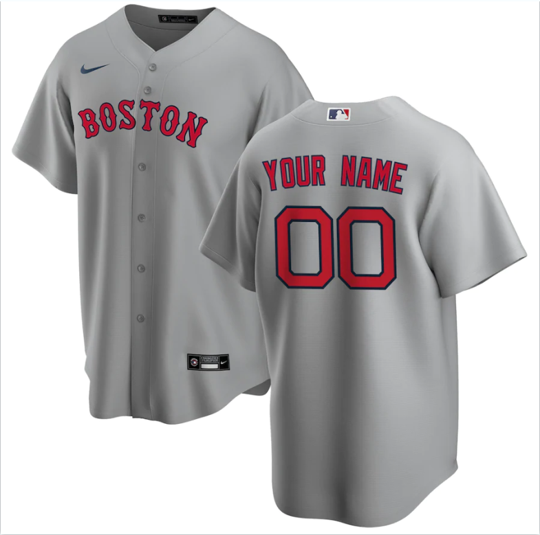 Men's Boston Red Sox Customized Stitched MLB Jersey